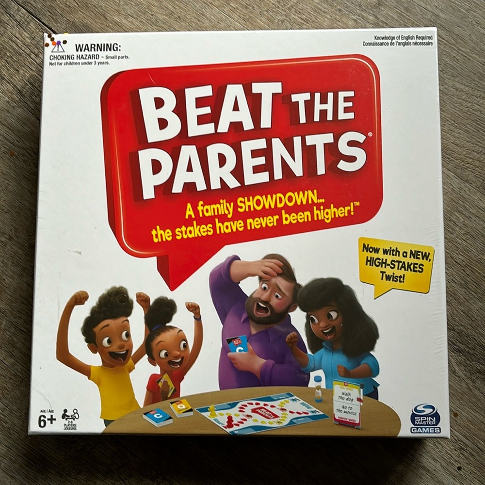 Beat the Parents Board Game-new/sealed